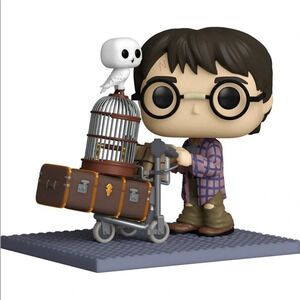 FUNKO Pop! Deluxe Harry Potter 20th Anniversary  Special Harry Pushing Trolley